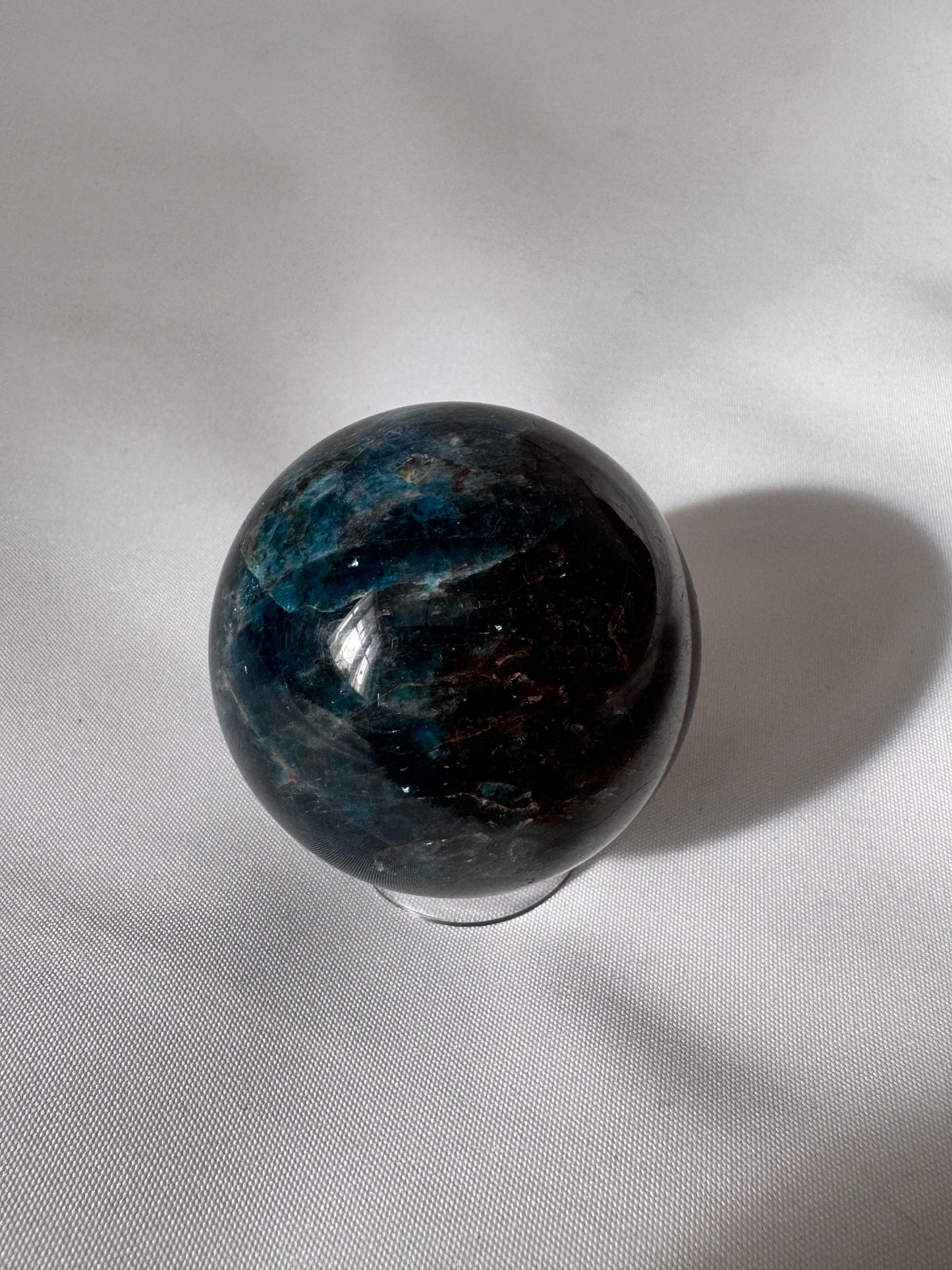 Blue Apatite Sphere