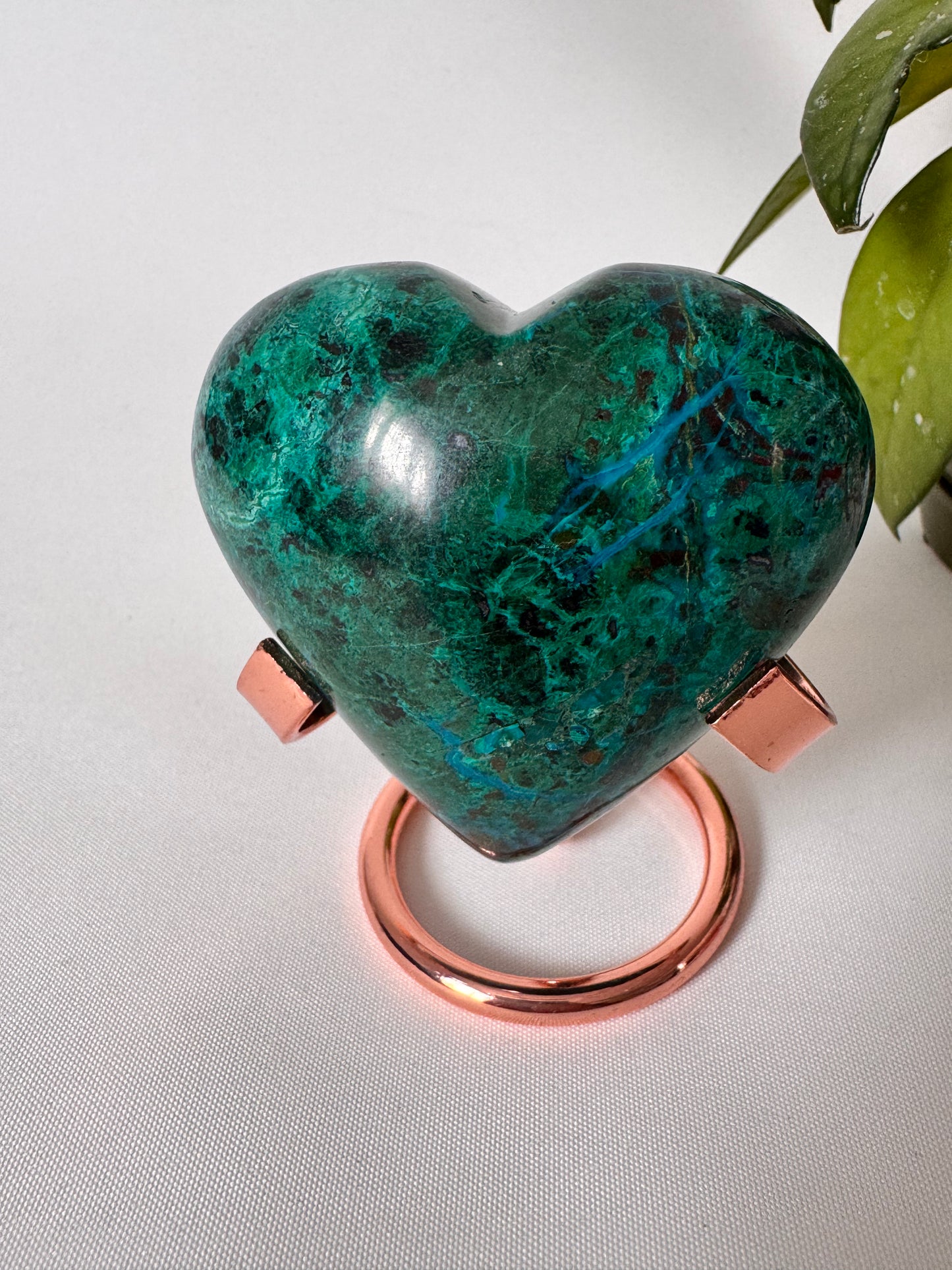 Chrysocolla Heart