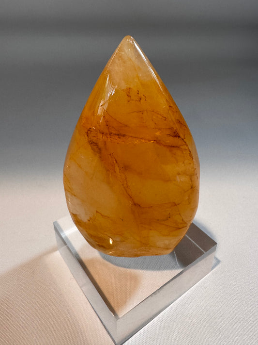 Golden Healer Quartz Flame #4