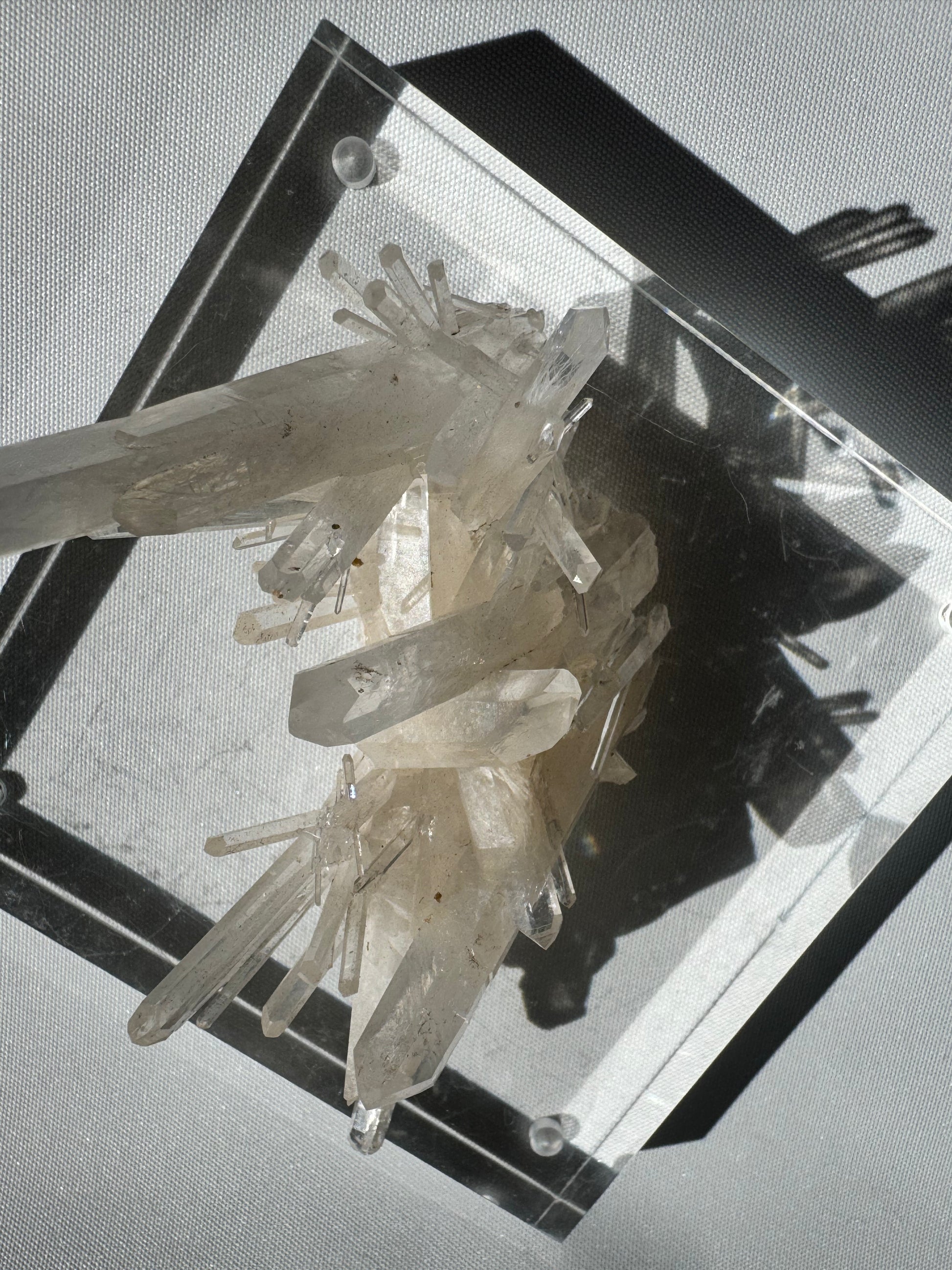 Halloysite-Included Blue Smoke Lemurian Seed Cluster #2