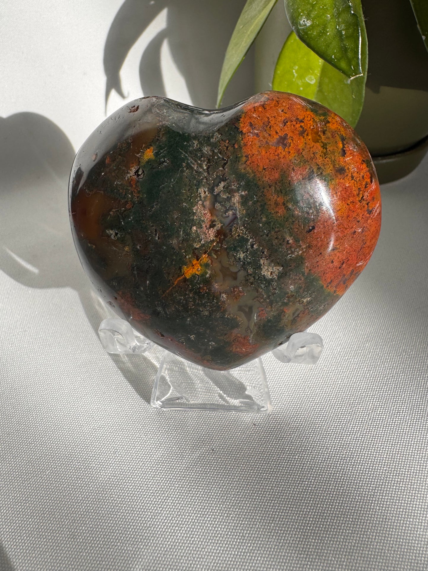 Ocean Jasper Crystal Heart #1