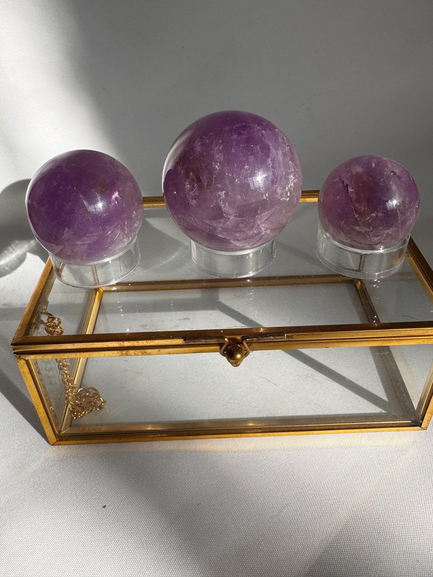 Amethyst Crystal Sphere – Healing Stone for Calm