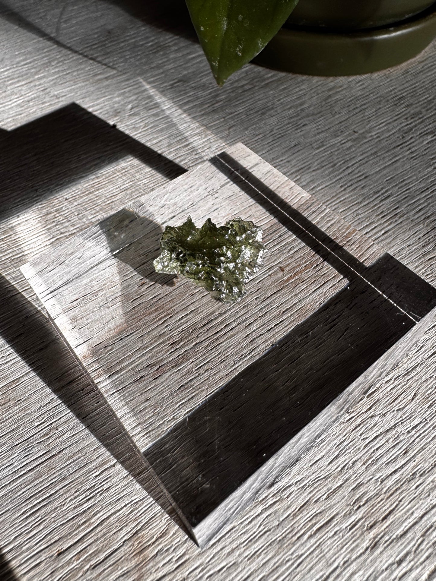 Moldavite Crystal Specimen #2