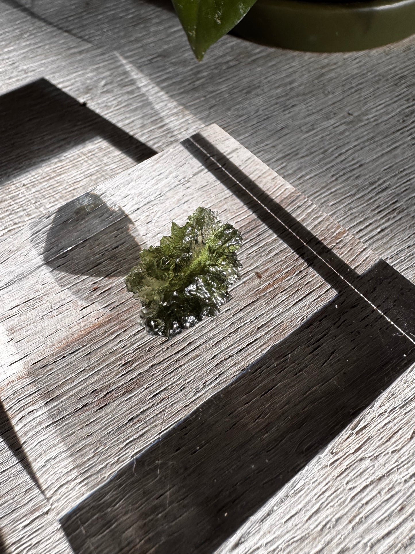 Moldavite Crystal Specimen #2