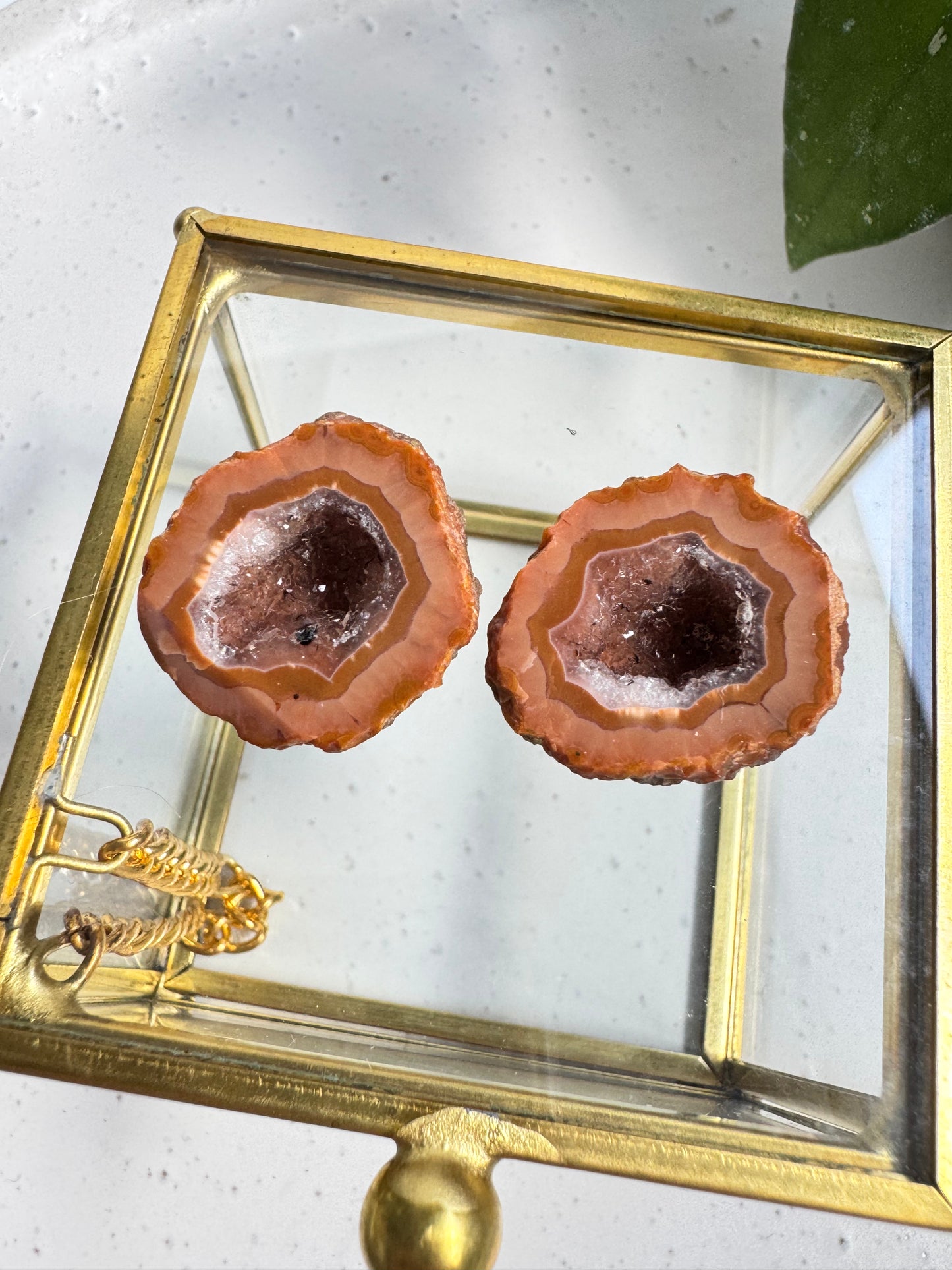 Rare Zhanguo Agate Crystal Mini Geode #1