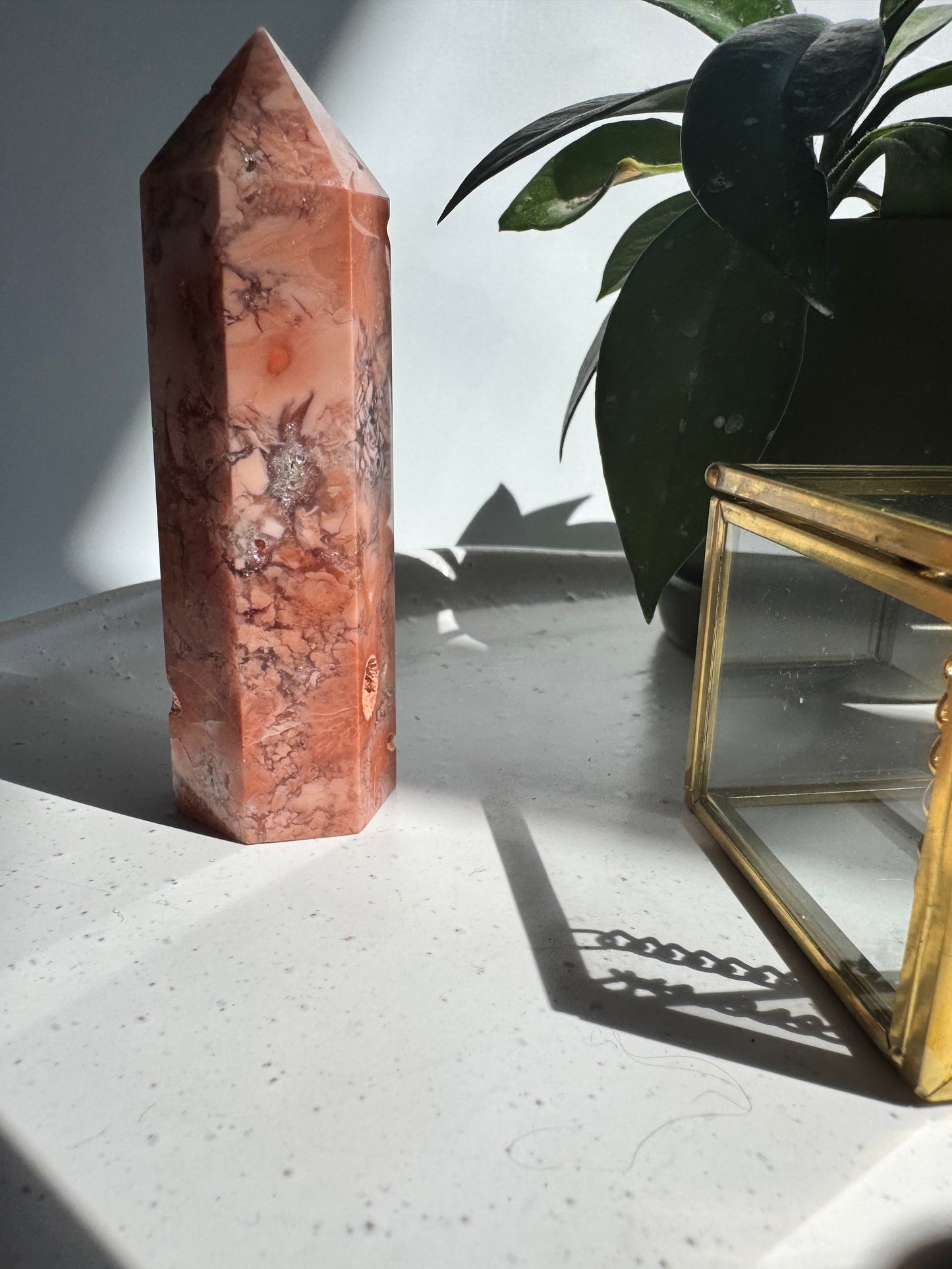 Cotton Candy Agate Crystal Point #4 | Bespoke Crystals