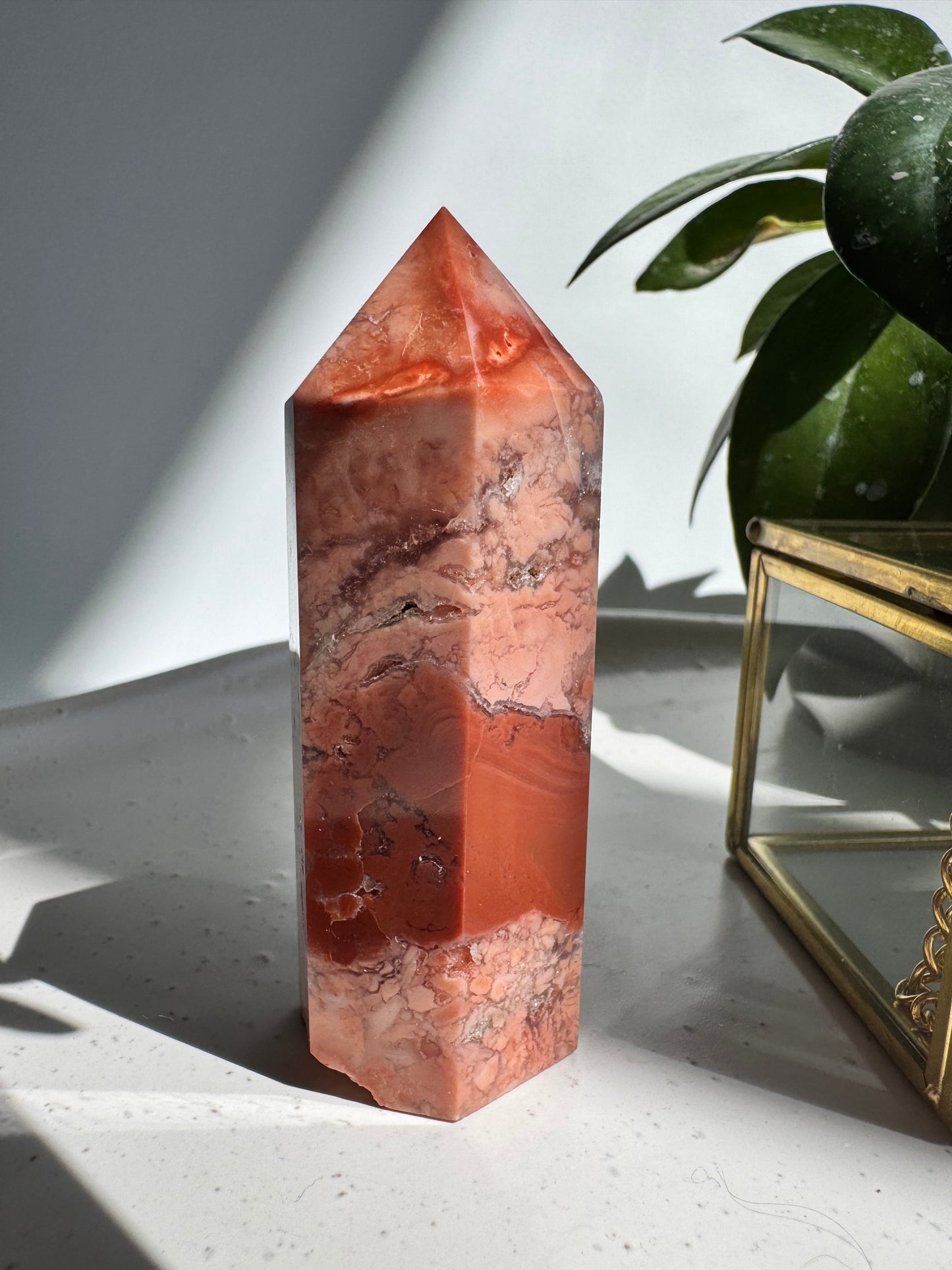 Cotton Candy Agate Point #6 | Bespoke Crystals