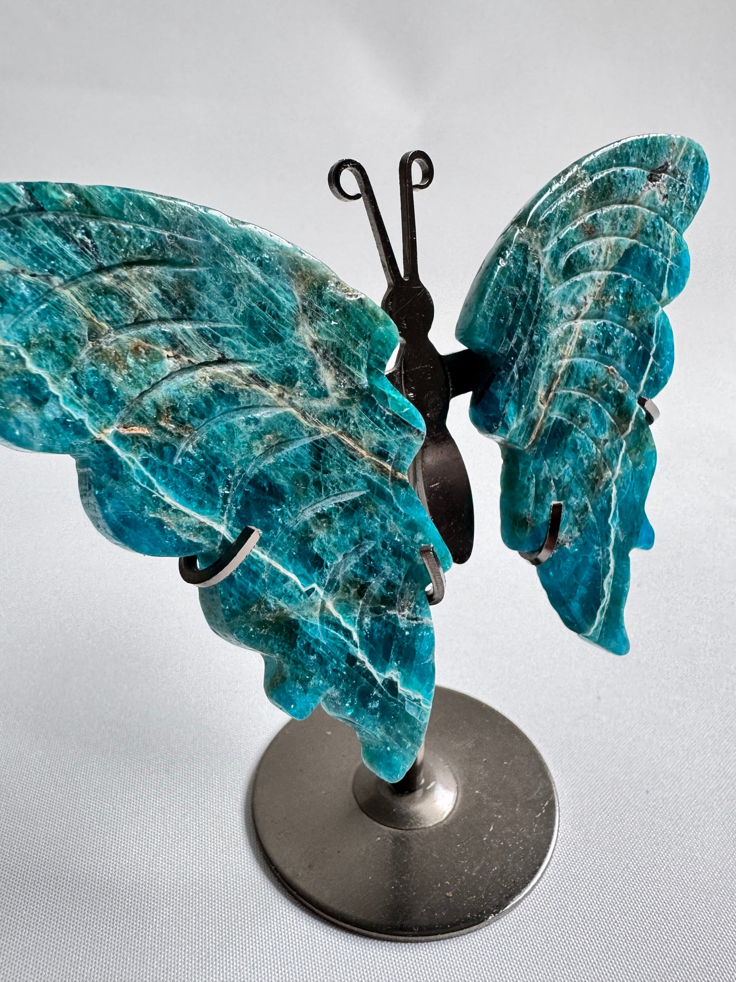 Blue Apatite Butterfly | Bespoke Crystals NZ