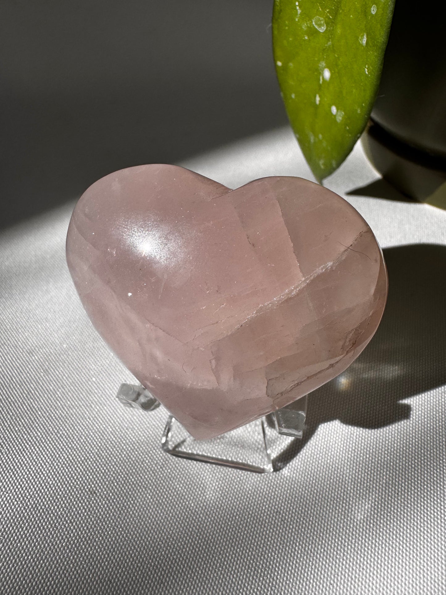 Rose Quartz Heart