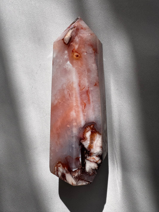 Pink Flower Agate Point