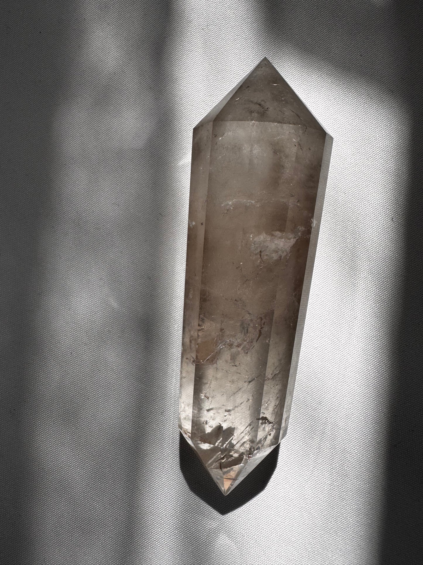 Vogel Cut Smoky Quartz Crystal - Amplify and Focus Energy
