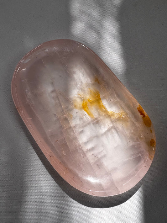 Rose Quartz Crystal Dish #3 | Bespoke Crystals