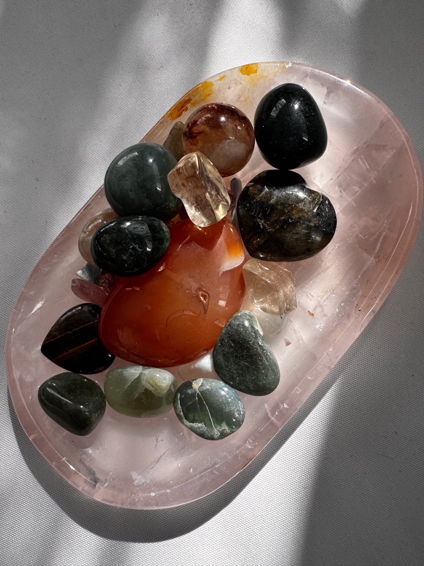 Rose Quartz Crystal Dish #3 | Bespoke Crystals