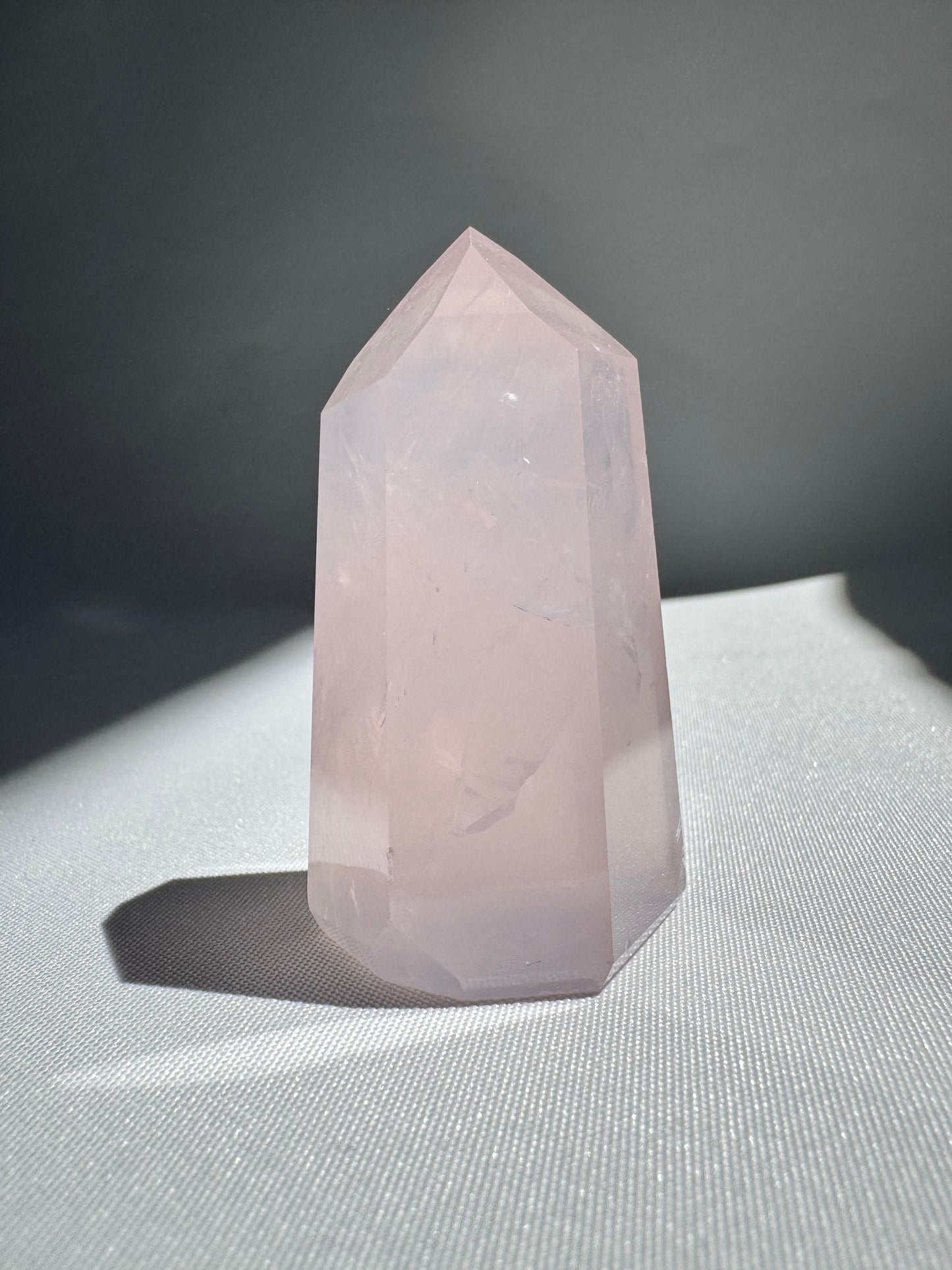 Gemmy Rose Quartz Points