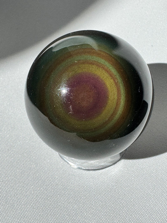 Rainbow Obsidian Sphere #1