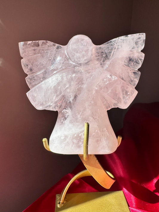 Celestial Rose Quartz Angel