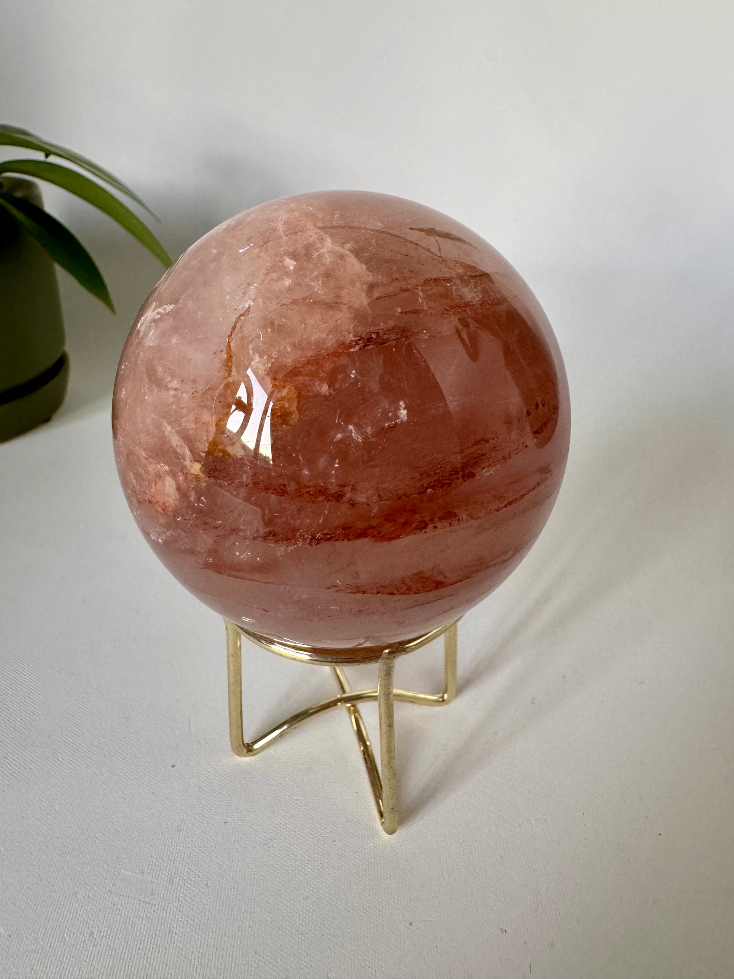 Fire Quartz Sphere