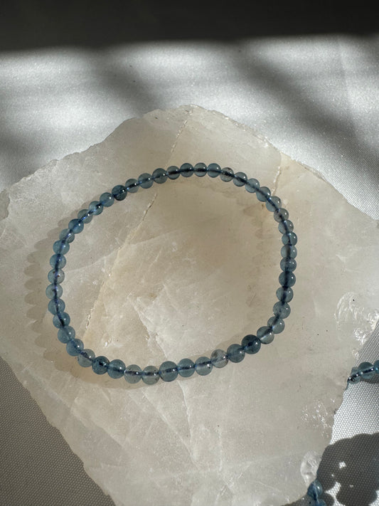 Aquamarine Bracelet 4mm
