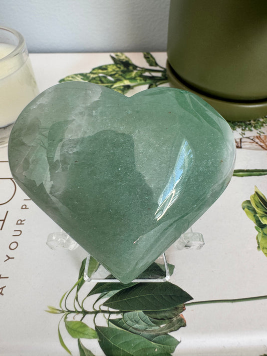 Green Aventurine Heart