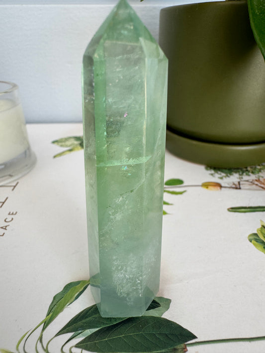 Green Fluorite Points