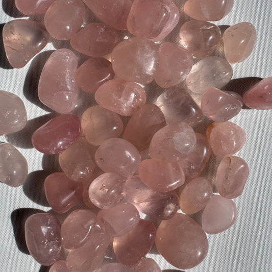 Rose Quartz Tumble Stones Small