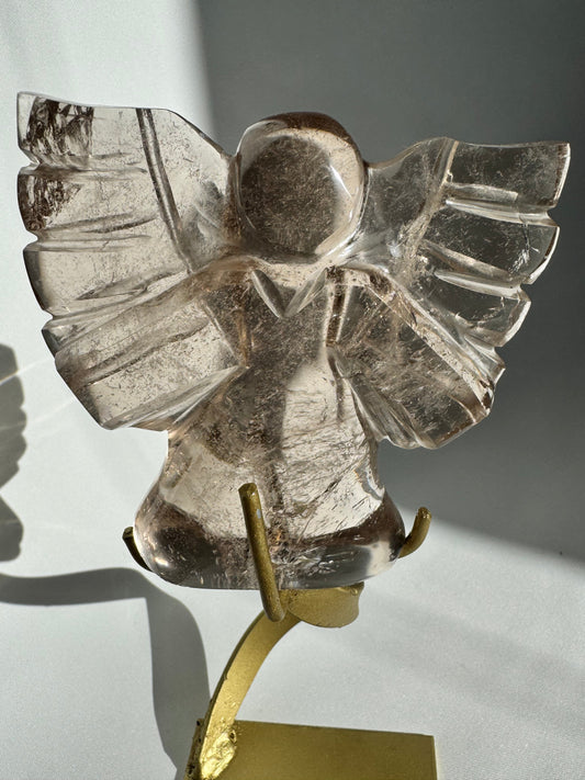 Smoky Quartz Angel Statement Piece #18