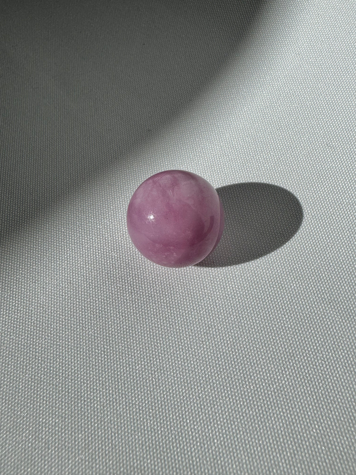 Kunzite Spheres for Love & Healing - Emotional Wellness Tools