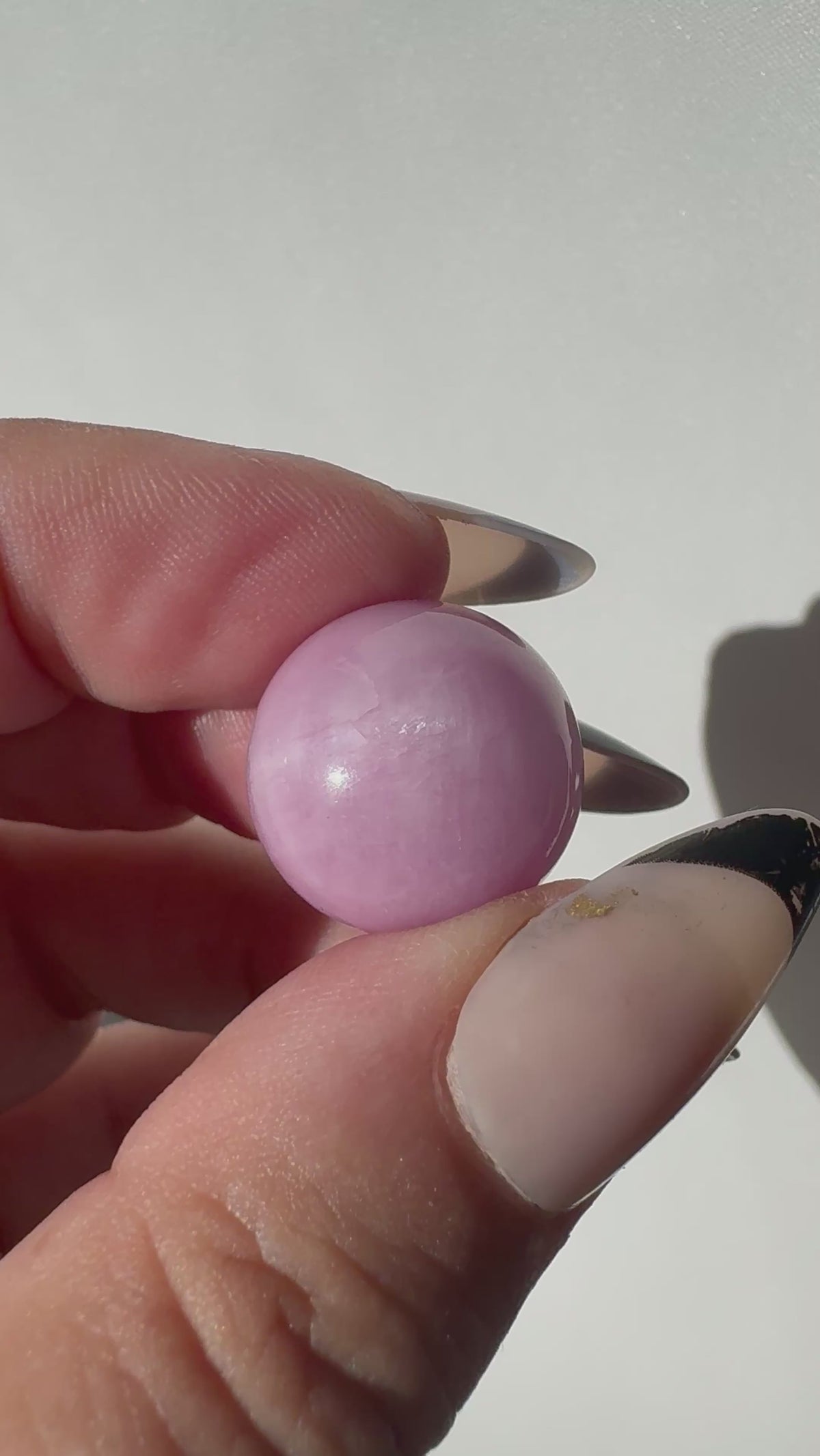 Kunzite Spheres for Love & Healing - Emotional Wellness Tools