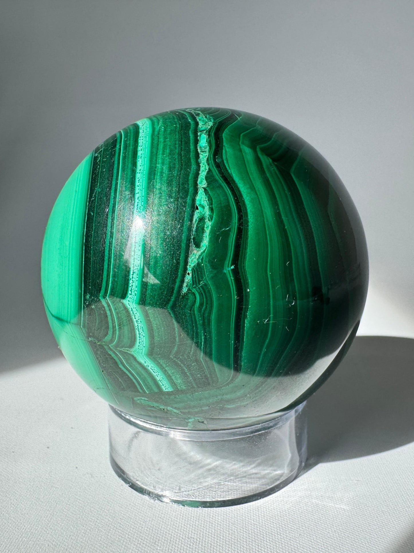 High Quality Malachite Sphere Large