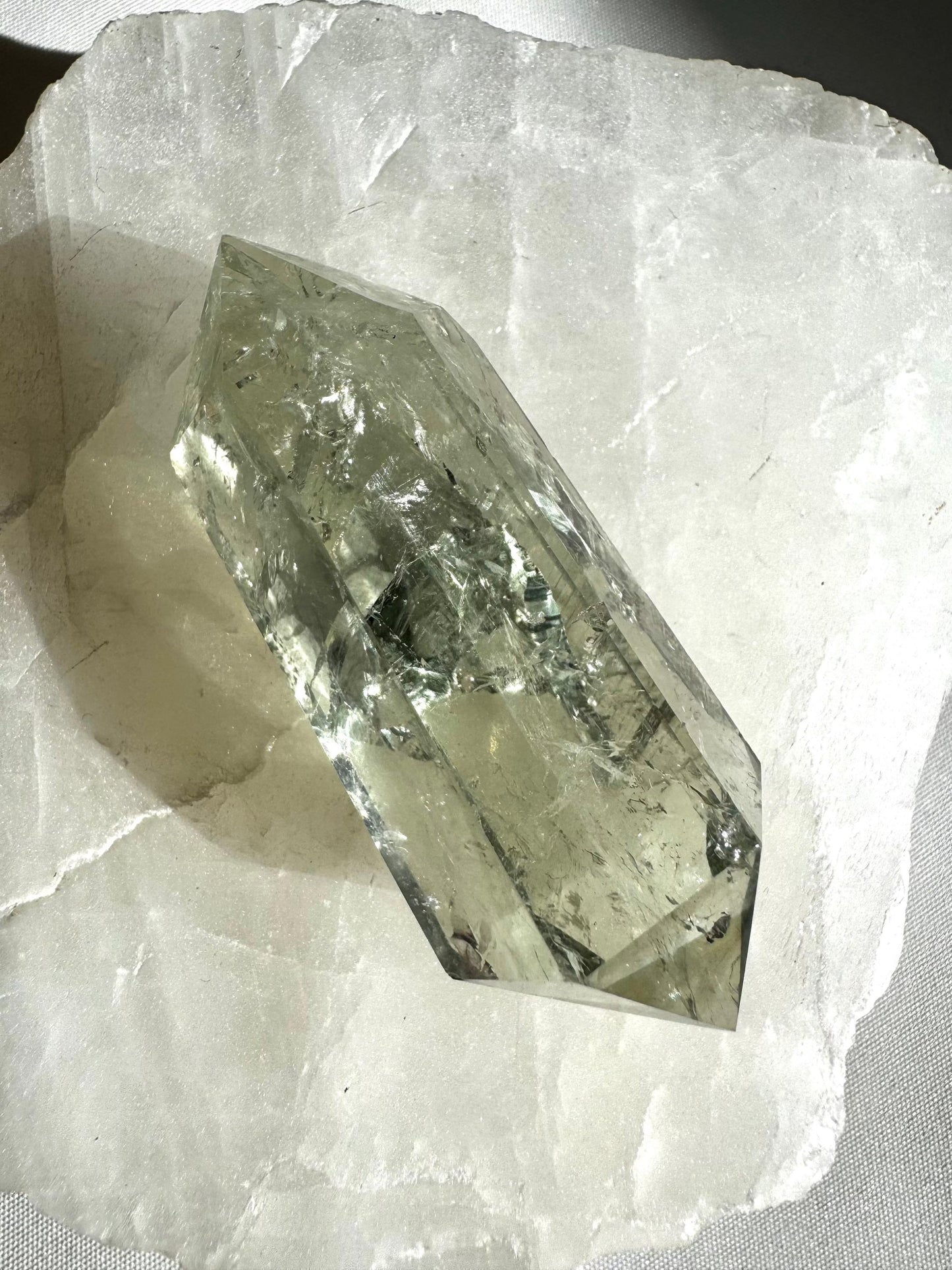 Prasiolite Crystal DT Points
