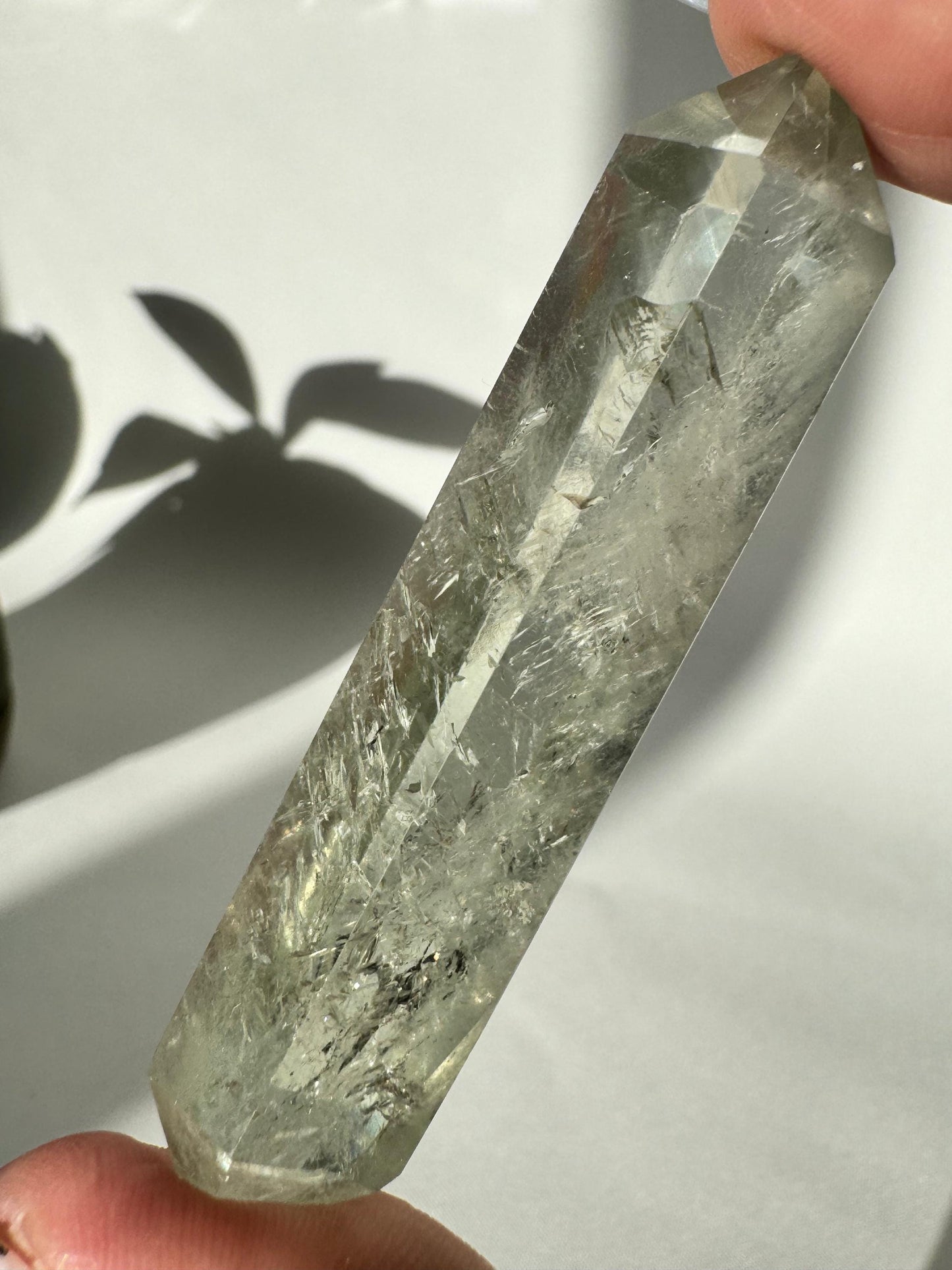 Prasiolite Crystal Dt Points