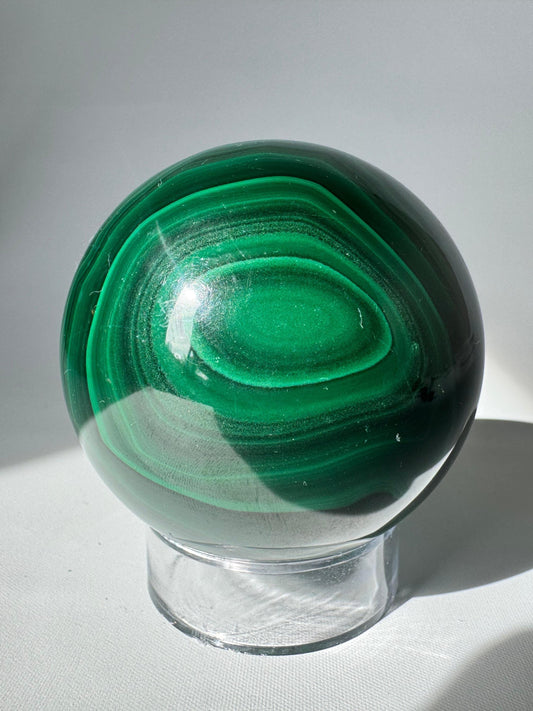 High Quality Malachite Sphere Large