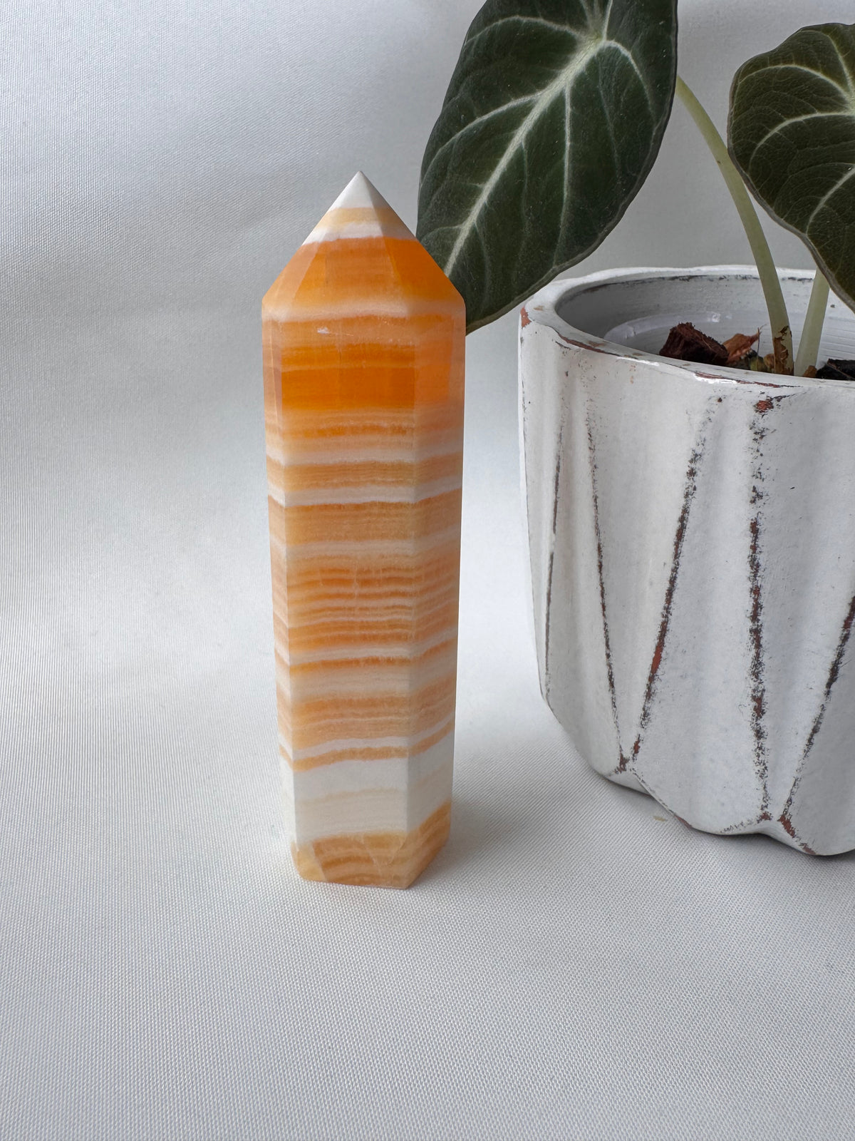 Orange Calcite Tower