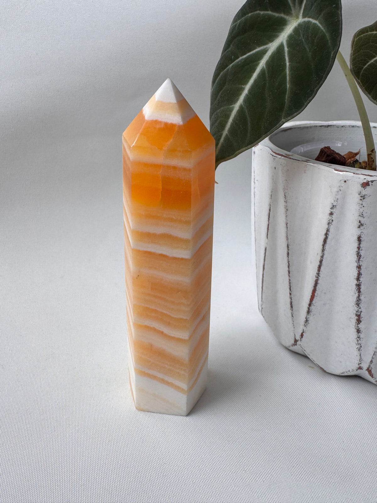 Orange Calcite Tower